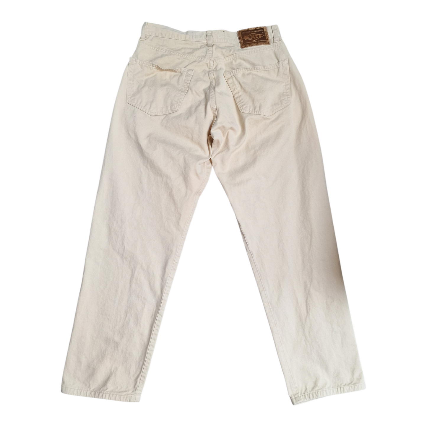 Exit vintage hvite jeans str M