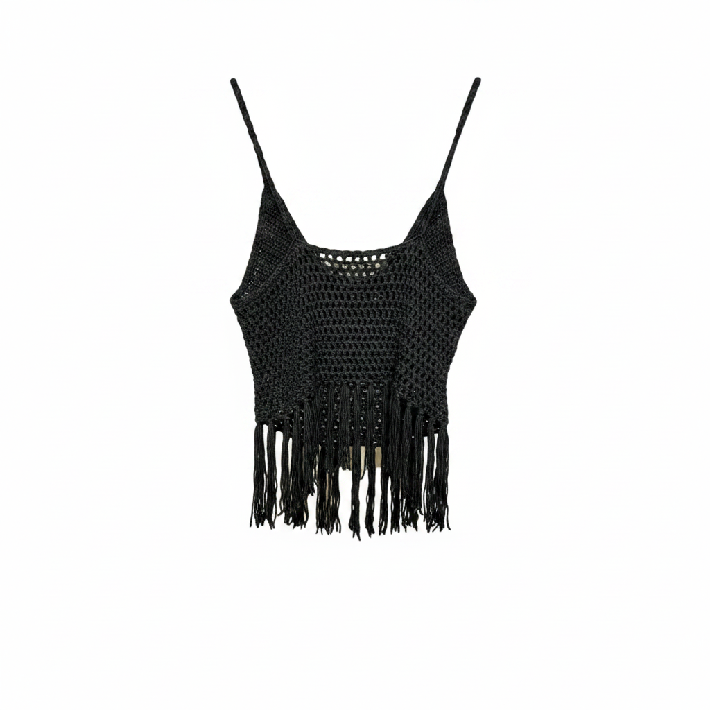 Heklet festivalsinglet str S