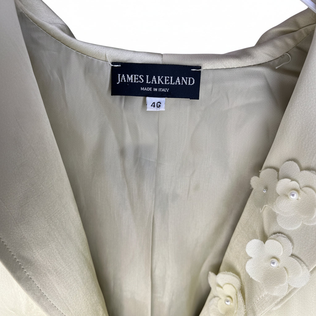 Retro lysgrønn dressjakke str L