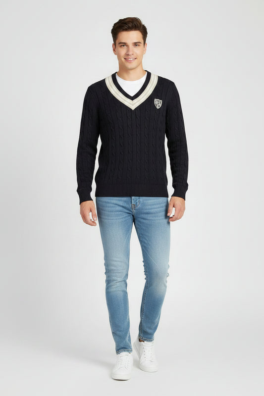 Gant v-hals genser str M