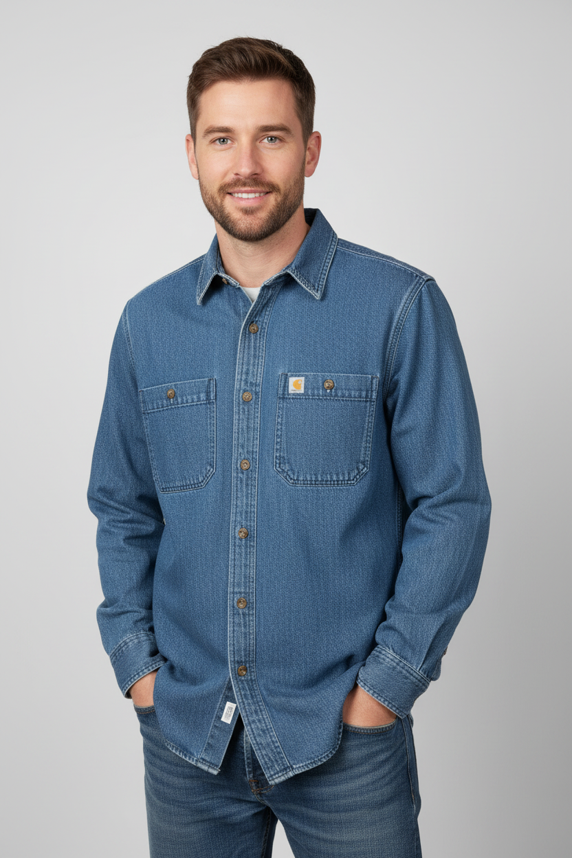 Carhart jeansskjorte str M