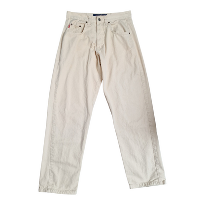 Exit vintage hvite jeans str M