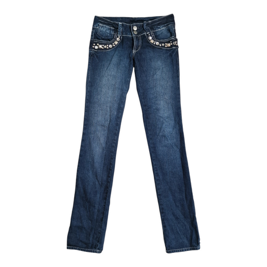 Bikbok jeans modell fritz metal str XS