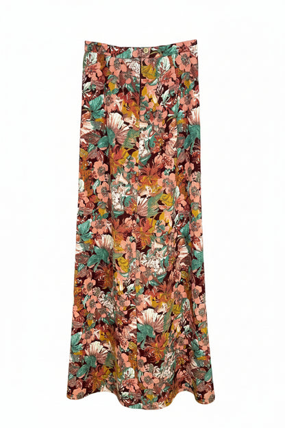 Vintage skreddersydd blomstrete sett str XS