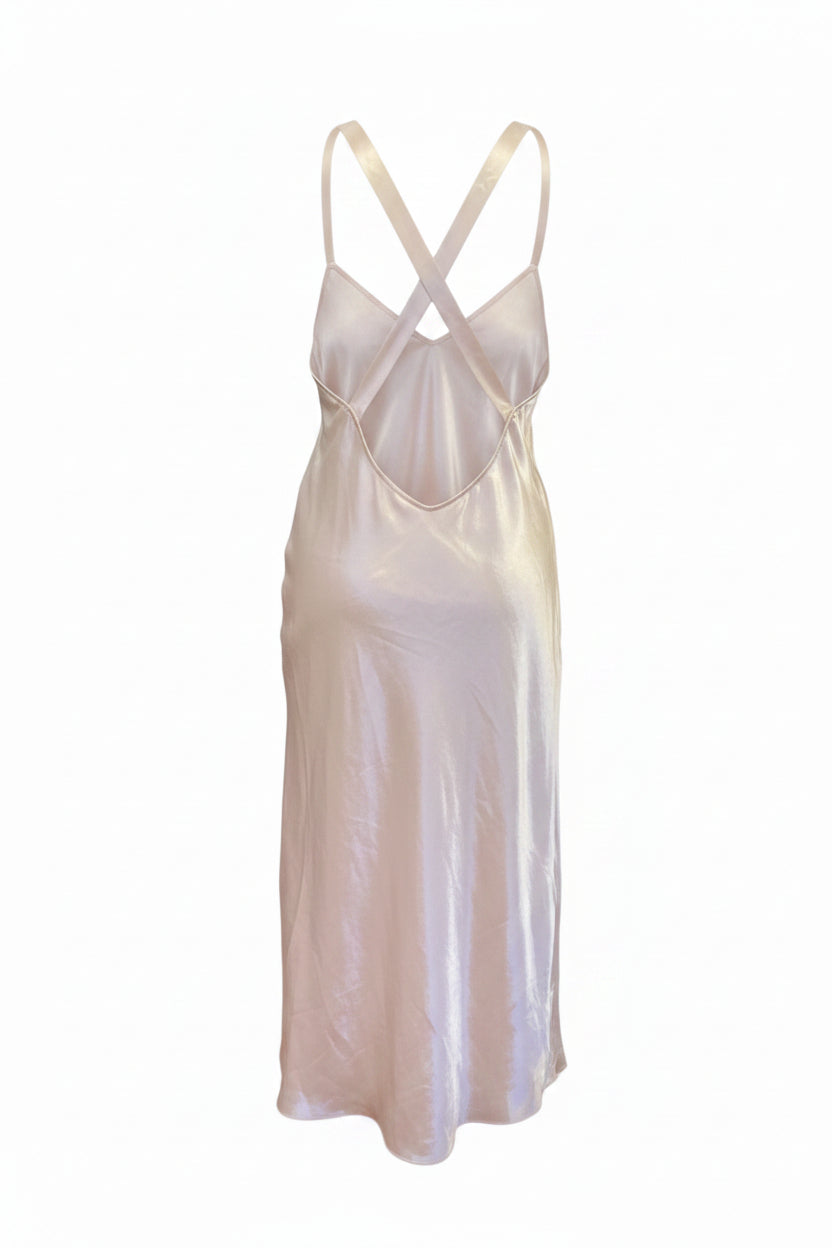 Vintage sateng nattkjole str M/L