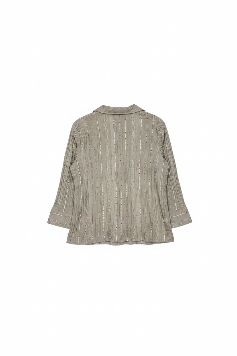Grønn cardigan str S