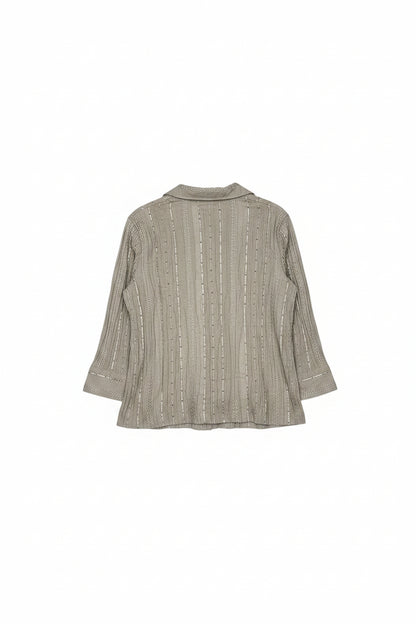 Grønn cardigan str S