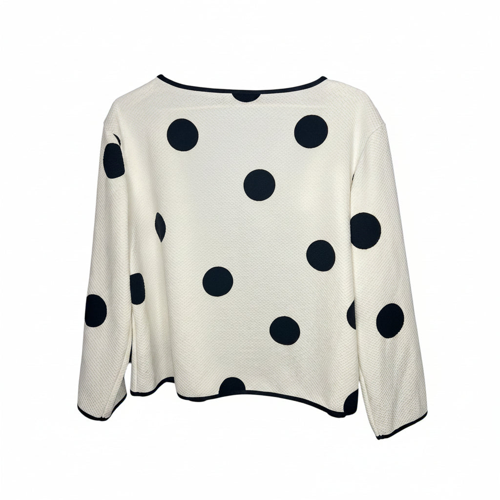 Prikkete cardigan str S