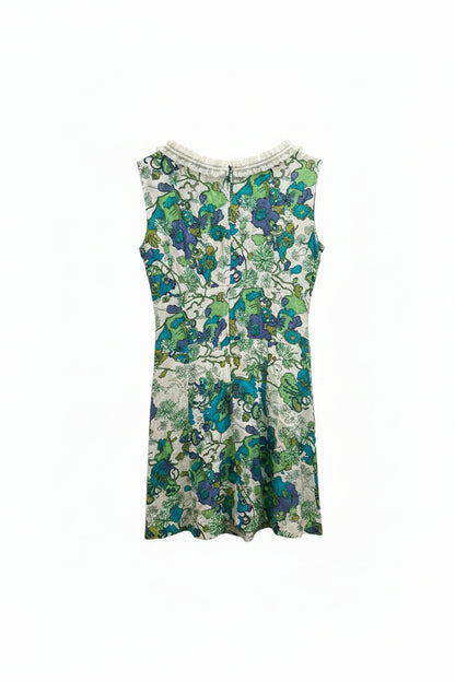 Vintage blomstrete kjole fra 70-tallet str XS