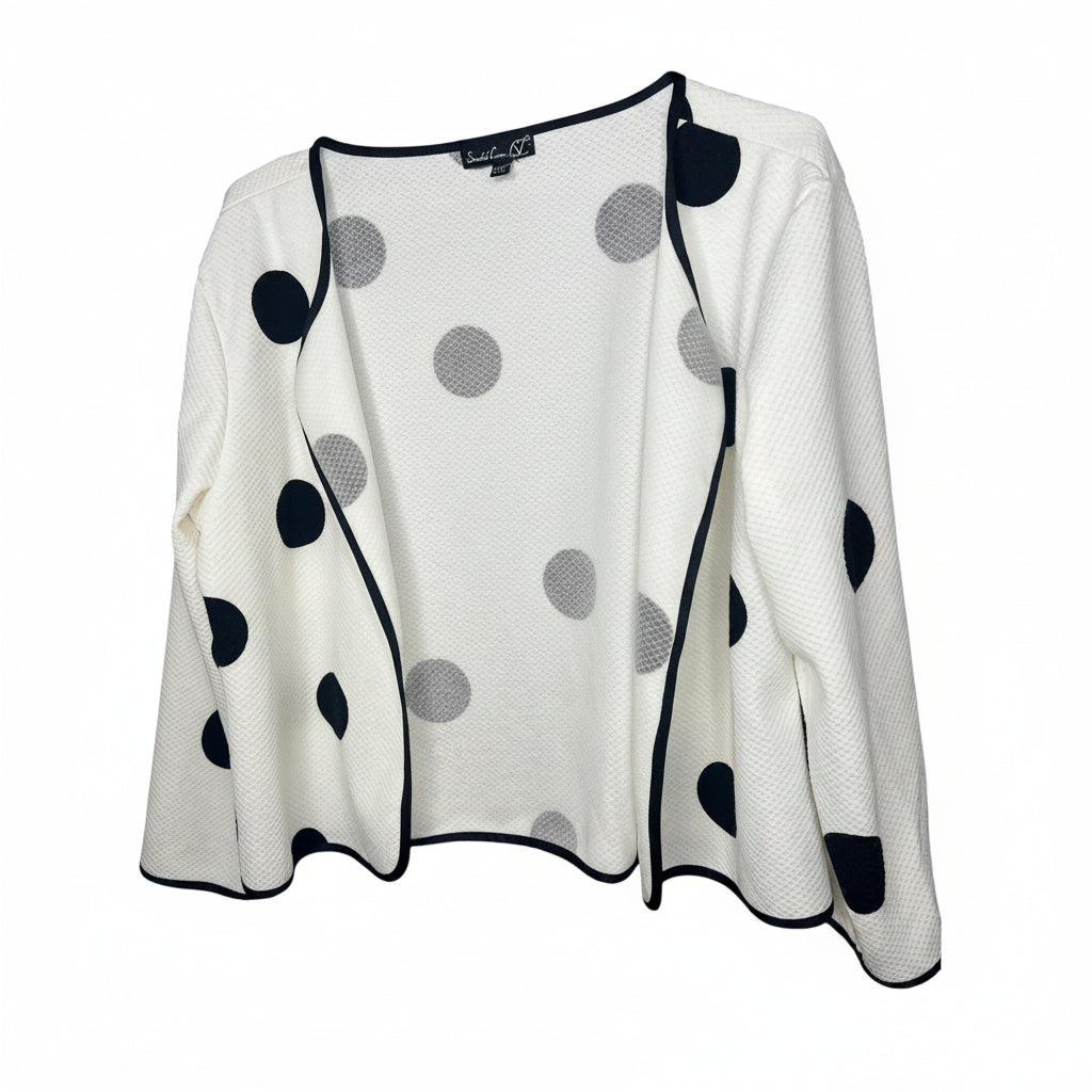 Prikkete cardigan str S