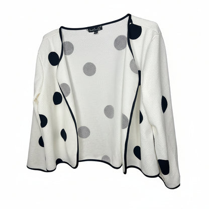 Prikkete cardigan str S