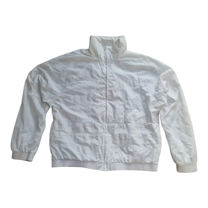Adidas hvit treningsjakke str  XL