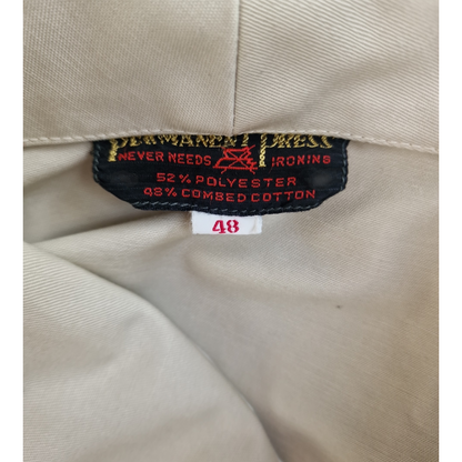 Retro kort beige jakke str M