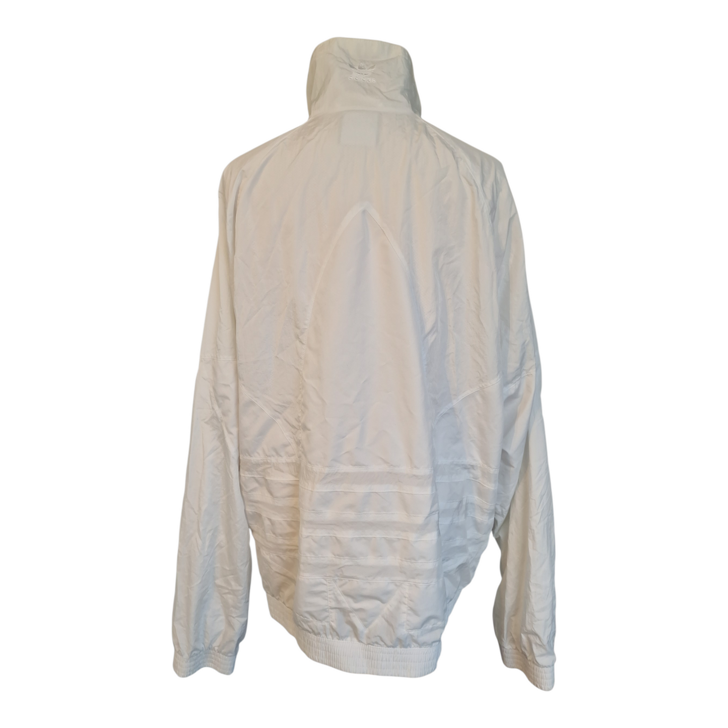 Adidas hvit treningsjakke str  XL