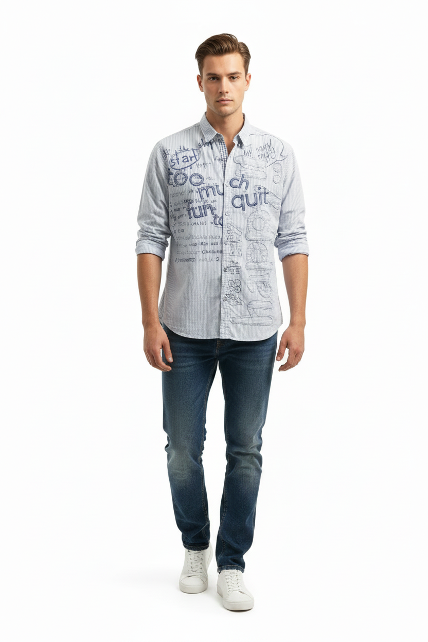 Desigual skjorte str XXL