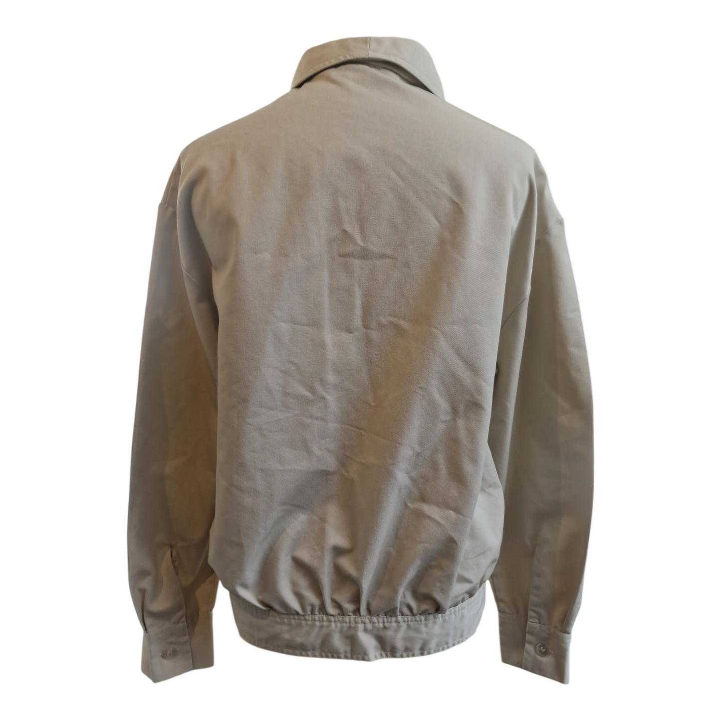 Retro kort beige jakke str M
