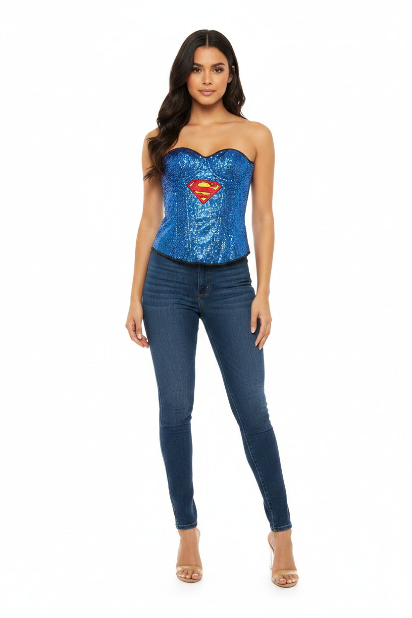 Superwomen korsett str XS-S