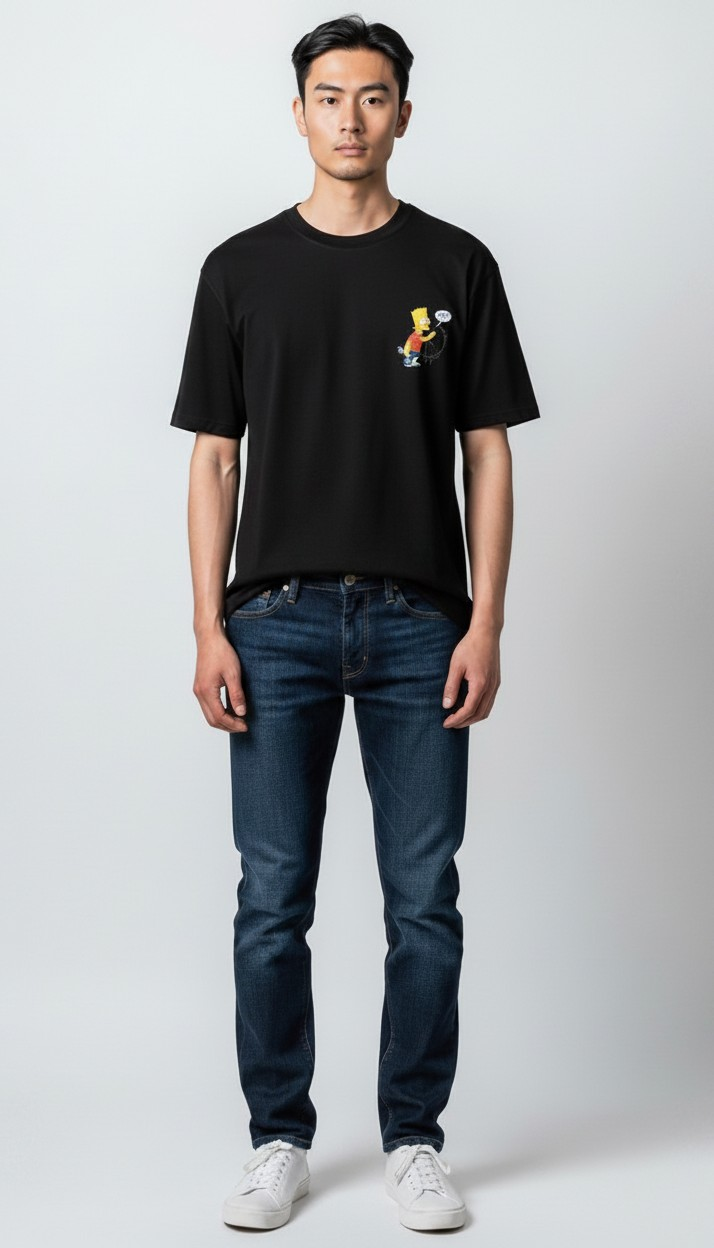 Off-white t-skjorte str M