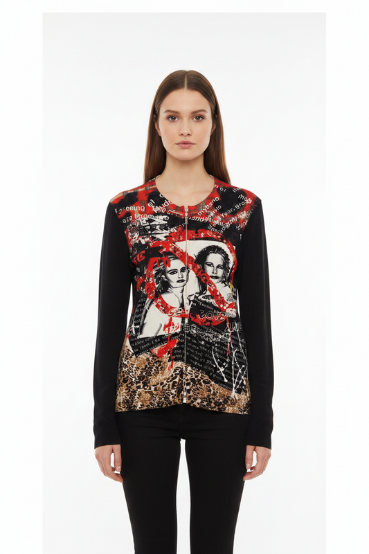 Fargerik cardigan