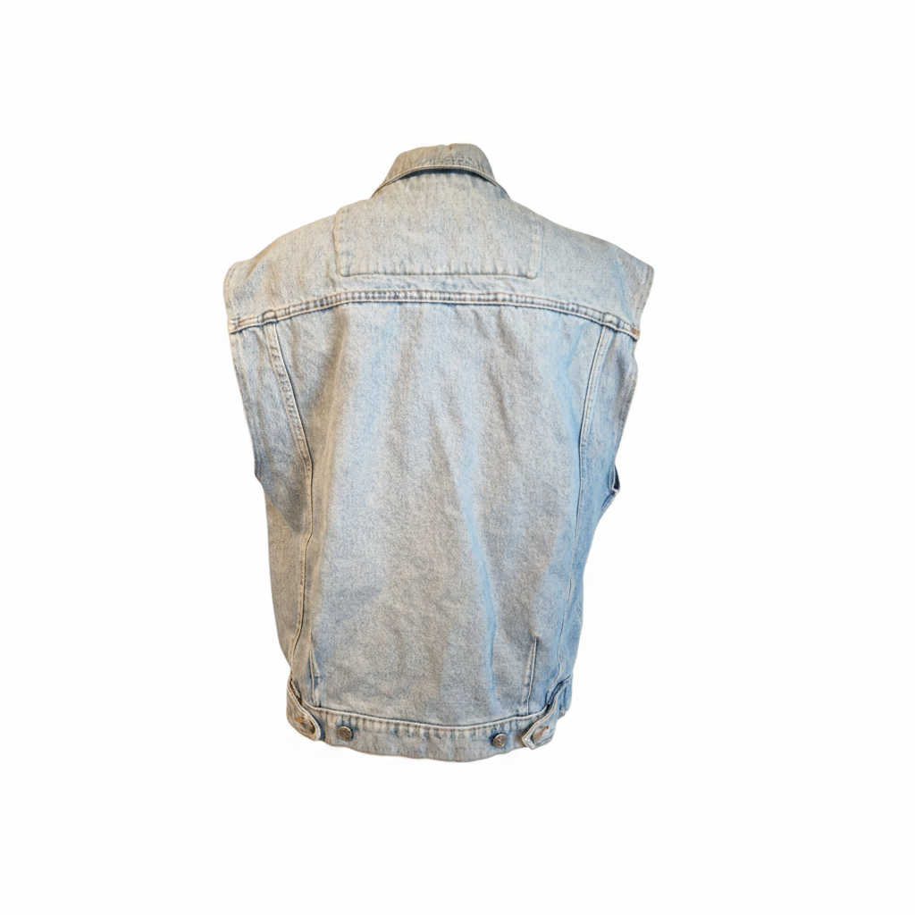 Retro jeansvest str M