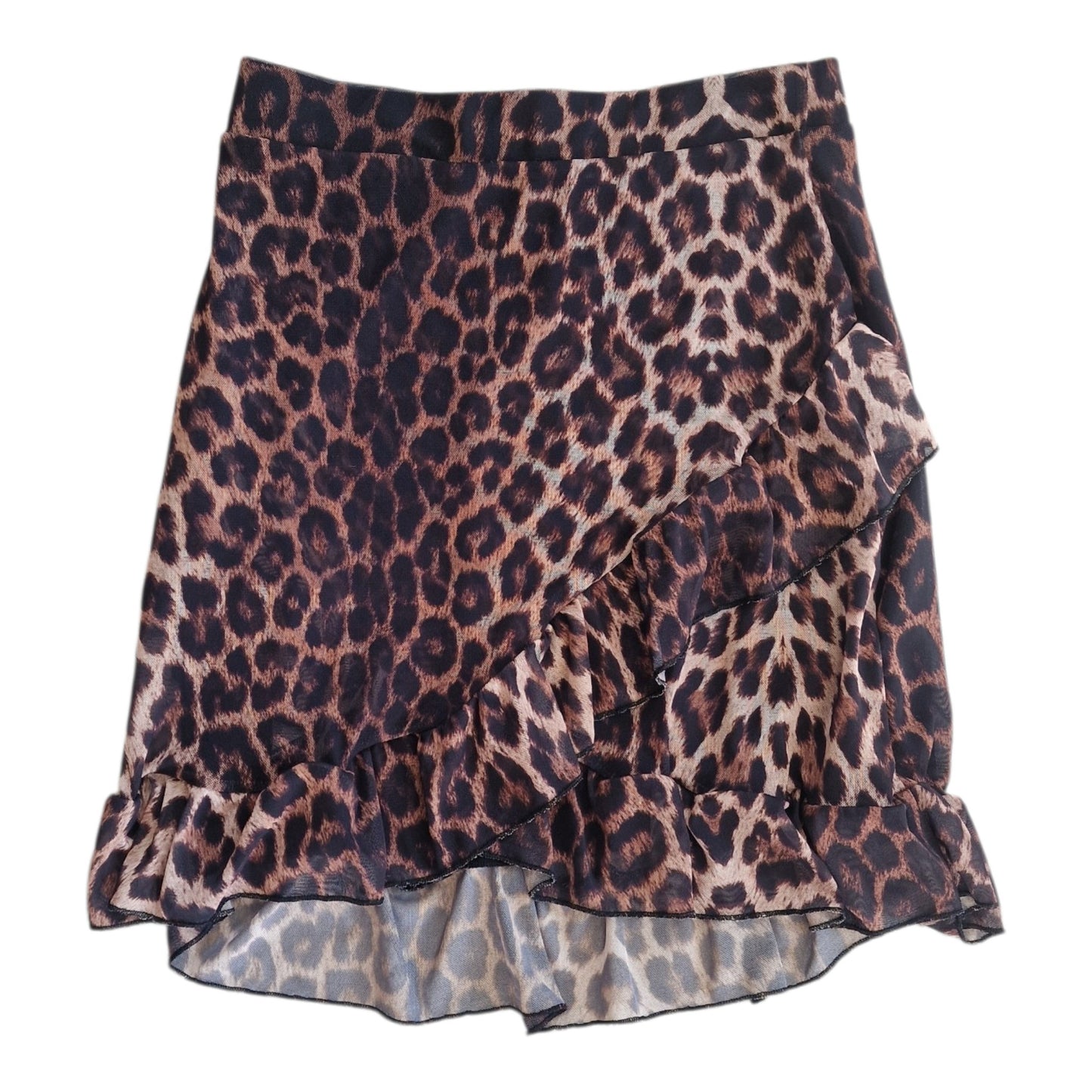 Leopardskjørt str M