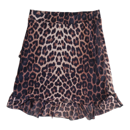 Leopardskjørt str M