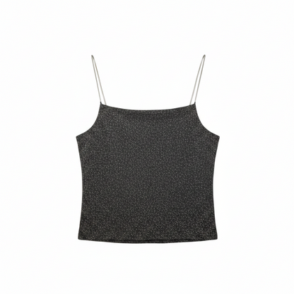 Retro glittertopp str S