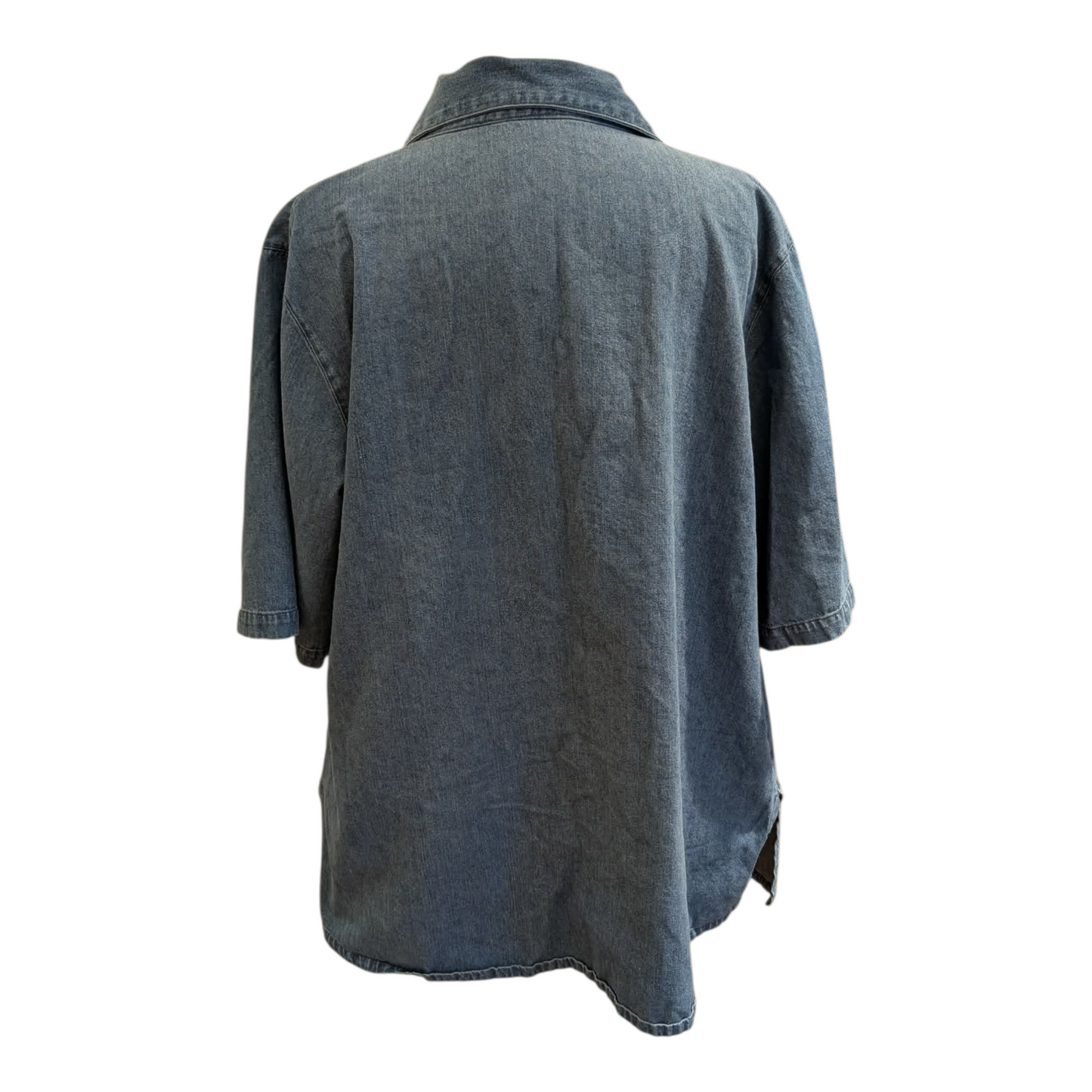 Retro oversized jeansskjorte str XL
